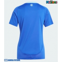 Camisa de Futebol Argentina Equipamento Secundário Mulheres Copa America 2024 Manga Curta